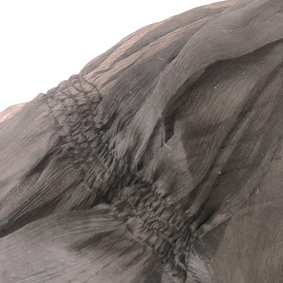 NWOT Forever 21 cropped sheer lace trimmed shrug - Picture 5 of 6